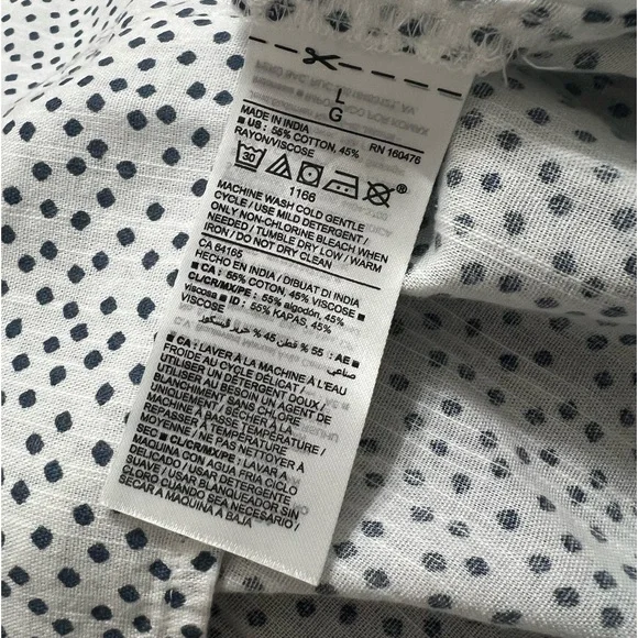 Smocked Off-the-Shoulder Top for Women Large - Picture 6 of 6